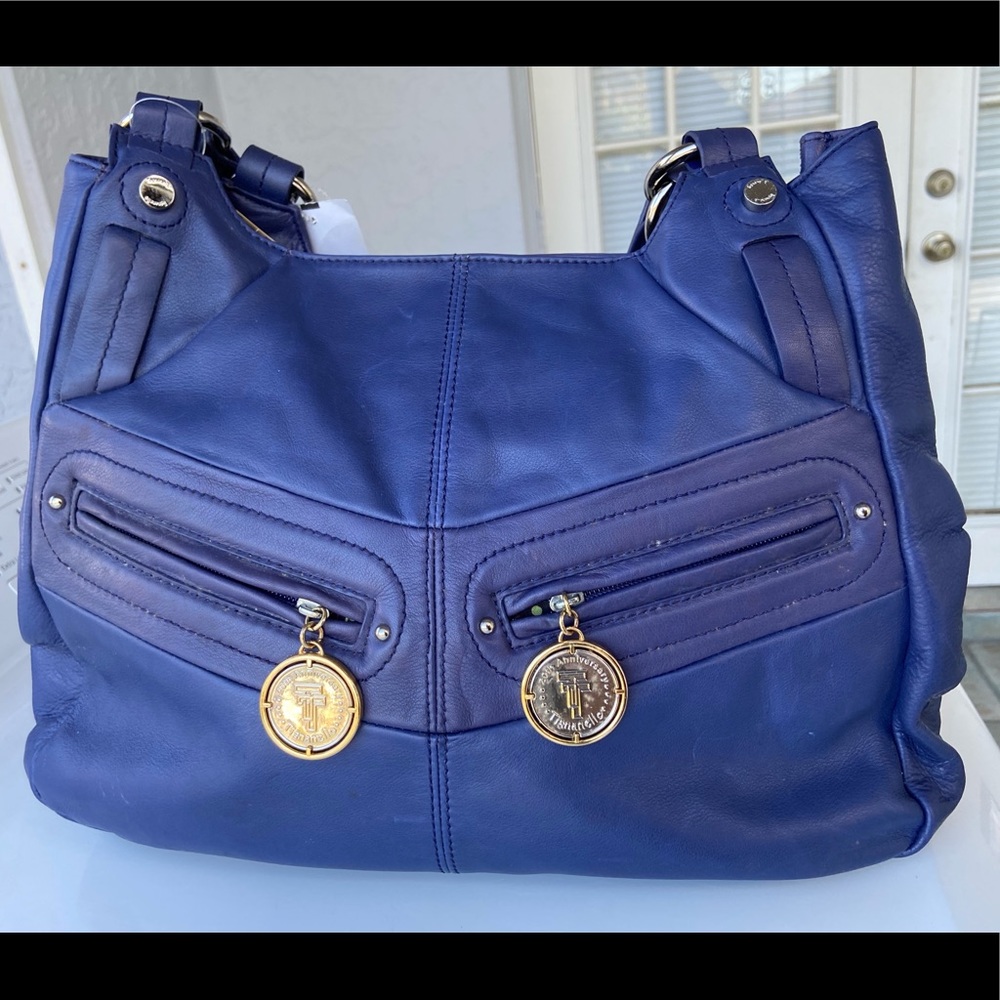 Navy Blue Tignanello Bag